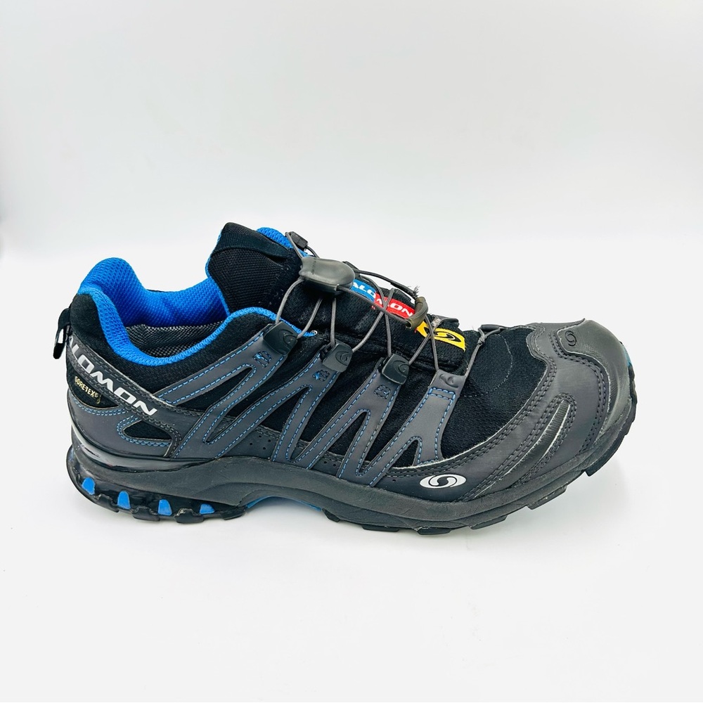 Salomon XA Pro 3D XCR Trail Running Shoes Black Waterproof shoes men size 9 - Picture 3 of 10
